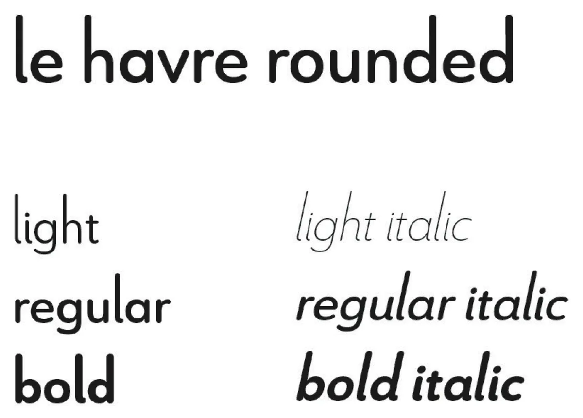 Le Havre Rounded specimen